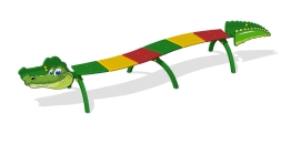 Лавочка Крокодил МФ-39.1 для детской площадки