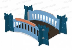 Детский лаз Мостик Romana 115.71.00 для детской площадки, фото 4