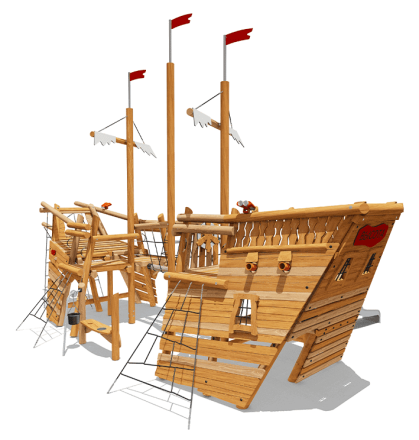 Игровой комплекс Эко VST 0006 для детской площадки, фото 1