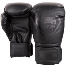 Перчатки боксерские Venum Contender Black/Black Перчатки боксерские Venum Contender Black/Black