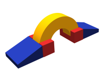 Мягкий спортивный модуль «Баррикада»