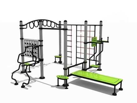Гимнастический комплекс ГК-046 для спортивных площадок, фото 1