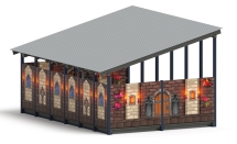 Теневой навес (Замок. Средневековый) - МФ 71.6.4-11 Теневой навес (Замок. Средневековый) - МФ 71.6.4-11