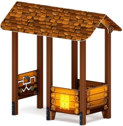 Домик средний 1 (Эко) МФ 10.01.05-02, фото 4 Домик средний 1 (Эко) МФ 10.01.05-02, фото 4