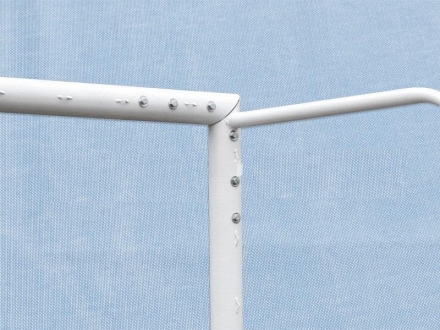 Ворота футбольные 2,44х7,32м, круглая труба D=89мм, фото 2