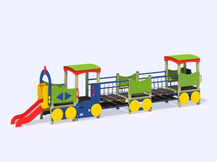 МФ 4.042 Паровоз с вагонами, фото 2