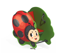 Качалка на пружине Божья Коровка КБ-73 для игровой площадки