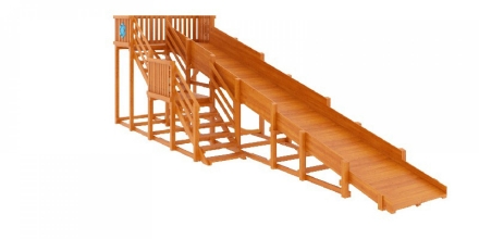 Зимняя горка Snow Fox, скат 8 м, фото 2