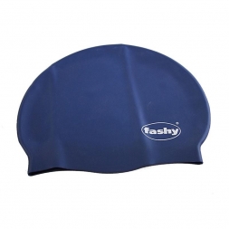 Шапочка для плавания &quot;FASHY Silicone Cap&quot;, силикон, темно-синий