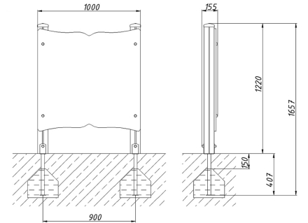 Развивающий элемент Азбука РЭ003 для детской площадки, фото 2