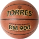 Мяч баск. &quot;TORRES BM900&quot; арт.B32037, р.7, ПУ-композит, нейлон.корд, бутил. камера, темнооранж-черн