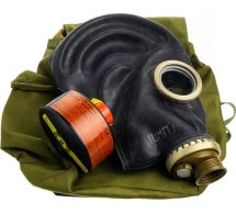 Противогаз фильтрующий БРИЗ &quot;-3301(ППФ)&quot; марки А1 с лицевой частью ШМП-1 500104000