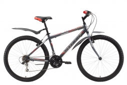 Велосипед Stark'17 Respect 26.1 RV серо-красный 16&quot;