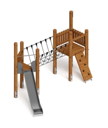 Игровой комплекс (лиственница темный) ДИК 2.24.05-Л.02.И1.01, фото 5