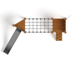 Игровой комплекс (лиственница темный) ДИК 2.24.05-Л.02.И1.01, фото 3