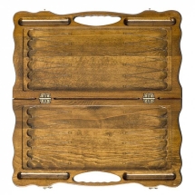 Шахматы + нарды резные с гранатами 60, Haleyan