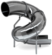 Горка тоннельная винтовая 2000 нержавеющая сталь SNST 2000.764 Горка тоннельная винтовая 2000 нержавеющая сталь SNST 2000.764