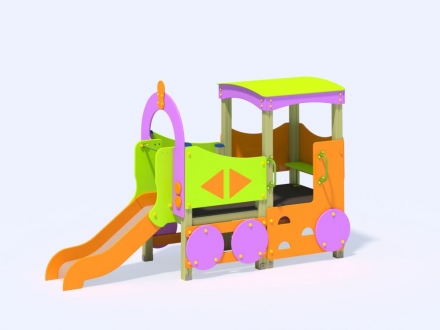 МФ 4.05 Паровоз с горкой Н=700 мм, фото 3