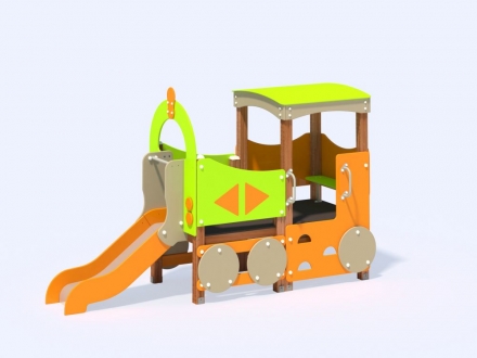 МФ 4.05 Паровоз с горкой Н=700 мм, фото 4