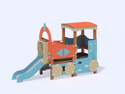 МФ 4.05 Паровоз с горкой Н=700 мм, фото 5