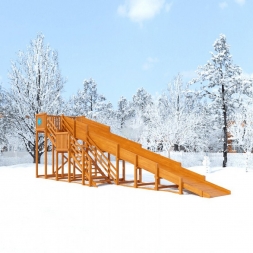 Зимняя горка Snow Fox, скат 10 м, фото 1