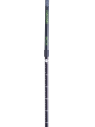 Палки для скандинавской ходьбы Longway, 77-135 см, 2-секционные, чёрный/ярко-зелёный, фото 2