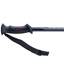 Палки для скандинавской ходьбы Longway, 77-135 см, 2-секционные, чёрный/ярко-зелёный, фото 4