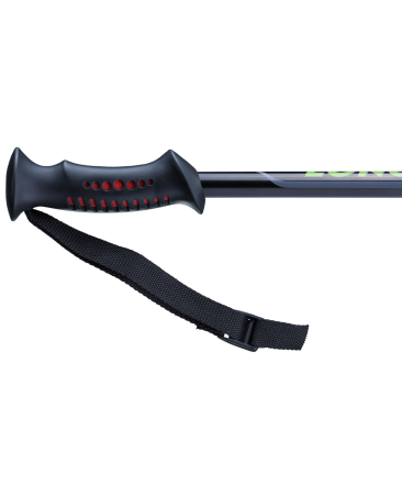 Палки для скандинавской ходьбы Longway, 77-135 см, 2-секционные, чёрный/ярко-зелёный, фото 4