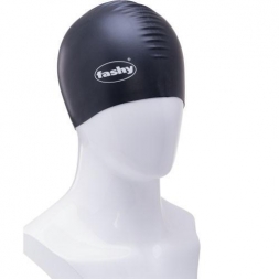 Шапочка для плавания &quot;FASHY Silicone Cap&quot;, силикон, темно-синий