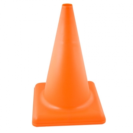 Конус трен, арт.У797/MR-K46, выс. 46см, жест.пластик,без втулки,с отв.ПОДХОД.ВТУЛКА арт.MR-BK,оранж, фото 1