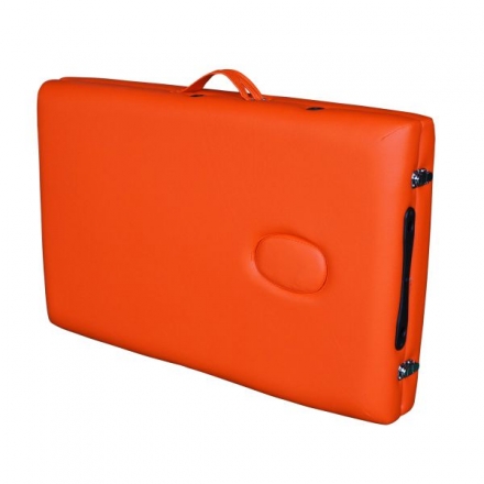 Массажный стол DFC NIRVANA, Relax, дерев. ножки, цвет оранжевый (Orange), фото 4