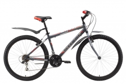 Велосипед Stark'17 Respect 26.1 RV серо-красный 18&quot;