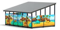 Теневой навес (Дино) - МФ 71.6.4-13, фото 3 Теневой навес (Дино) - МФ 71.6.4-13, фото 3