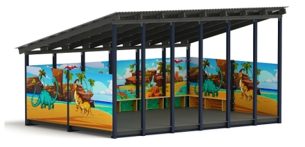 Теневой навес (Дино) - МФ 71.6.4-13, фото 1