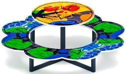 Столик детский Ромашка (граффити) МФ 31.01.10-03, фото 1 Столик детский Ромашка (граффити) МФ 31.01.10-03, фото 1