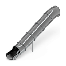 Горка тоннельная прямая 2000 нержавеющая сталь SNSР 2000.764 Горка тоннельная прямая 2000 нержавеющая сталь SNSР 2000.764