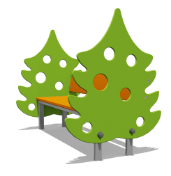 Скамейка детская Елочка ВСТ 5292 для игровой площадки