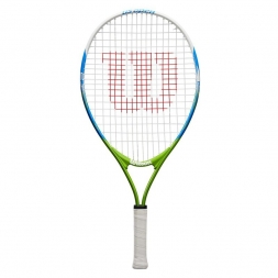 Ракетка б/т Wilson US OPEN 23, арт. WRT20320U, для детей 7-8 лет,алюминий,со струнами, сине-зеленый