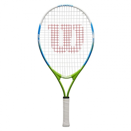 Ракетка б/т Wilson US OPEN 23, арт. WRT20320U, для детей 7-8 лет,алюминий,со струнами, сине-зеленый, фото 1