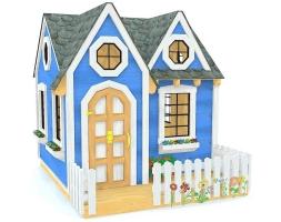 Игровой домик TORUDA WOOD Коттедж 1 с крыльцом, фото 1 Игровой домик TORUDA WOOD Коттедж 1 с крыльцом, фото 1