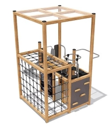 Игровой комплекс Эко Кубус VST 4508/2 для детской площадки, фото 2