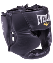 Шлем закрытый Martial Arts full face 7420LXLU, L/XL, кожзам, черный