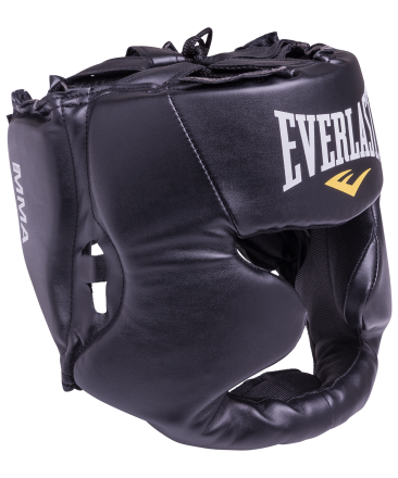 Шлем закрытый Martial Arts full face 7420LXLU, L/XL, кожзам, черный, фото 1