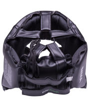 Шлем закрытый Martial Arts full face 7420LXLU, L/XL, кожзам, черный