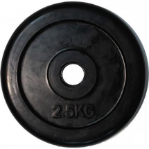 Диск обрезиненный ZSO черный &quot;Classic&quot; D-26, 2,5 кг