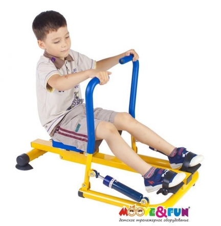 Детский гребной тренажер с двумя рукоятками, фото 6