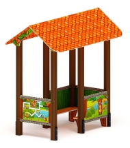 Домик средний 1 (Полянка) МФ 10.01.05-04 Домик средний 1 (Полянка) МФ 10.01.05-04