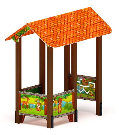 Домик средний 1 (Полянка) МФ 10.01.05-04, фото 3