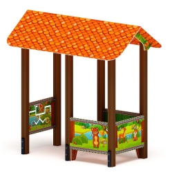 Домик средний 1 (Полянка) МФ 10.01.05-04, фото 1 Домик средний 1 (Полянка) МФ 10.01.05-04, фото 1