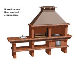 Печь Аристократ 730 Прямоугольный кирпич красный , фото 10